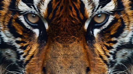 Background with a pattern of tiger stripes, tiger color. Tiger skin background or texture. 