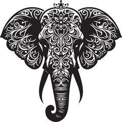 Elephant Silhouette vector illustration