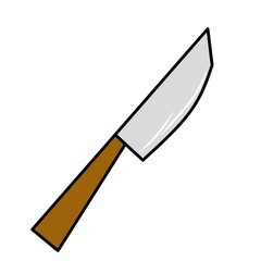 knife isolated on white background