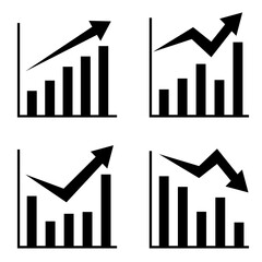 モノクロ　棒グラフセット