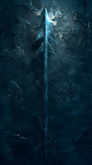 Sleek Metallic Arrow Pointing Upward: Symbolizing Progress, Direction, and Innovation in a Modern Setting