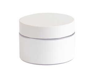 cosmetic container isolated on white