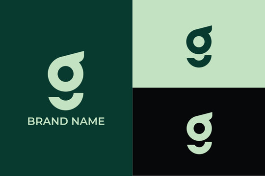 initial letter G modern abstract vector letter G smile comic logo, alphabet small letter g logo design,  icon for brand identity Beauty, spa font monogram Organic shape Healthy lifestyle