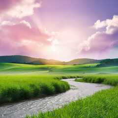 Obraz premium river of background