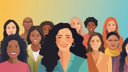 Professional women working in an inclusive environment.