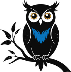 owl sitting on the branch