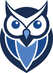 owl vector logo icon
