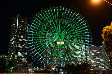 よこはまコスモワールドの夜景