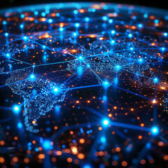 Obraz premium Technology and communication