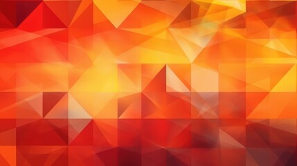 Obraz premium Abstract Geometric Pattern in Red and Yellow