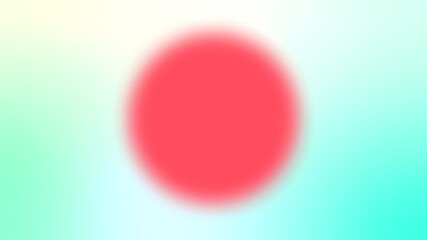 Abstract background with a red circle blurring on a green yellow gradient for modern creative trendy design
