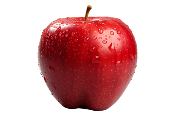 Apfelstrudel apple Isolated on transparent background