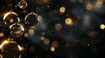 Elegant Abstract Bokeh Background with Blurred Light Patterns