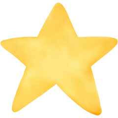 An illustration of big yellow star