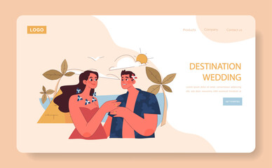Destination Wedding concept.
