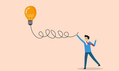 Simplifying a complex business idea, an entrepreneur unveils a vague business idea.