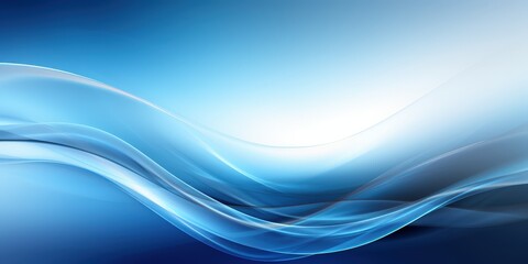 Fototapeta premium Abstract Blue Wave Background