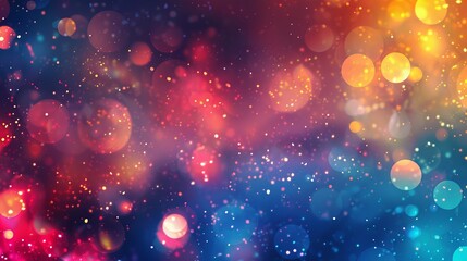 Fototapeta premium Elegant Abstract Bokeh Background with Blurred Light Patterns
