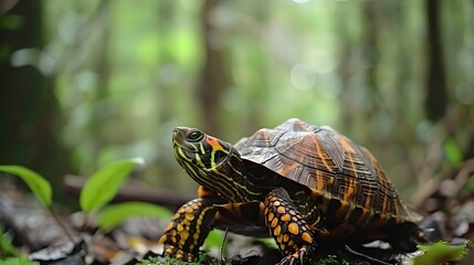 Fototapeta premium Coahuilan Box Turtle. 