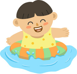 여름을 즐기는 사람들