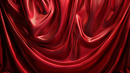Obraz premium red silk background ,red satin background ,red satin fabric