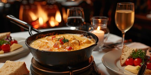 Cheese fondue 