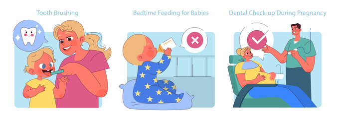 Preventing Tooth Decay Children set.