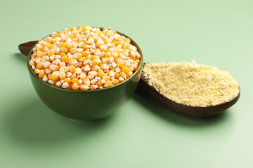 corn or maize flour 