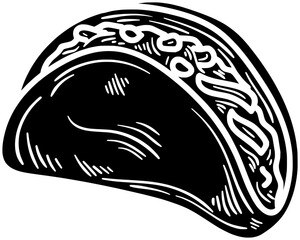 shawarma illustration meat silhouette food logo tortilla icon chicken outline kebab taco roll burrito tomato sandwich sauce doner vegetable shape turkish lunch beef for vector graphic background