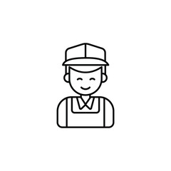 Loader icon design with white background stock illustration