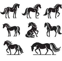 A horse silhouette vector illustration ©  Design_ mn