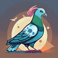 Obraz premium Pigeon