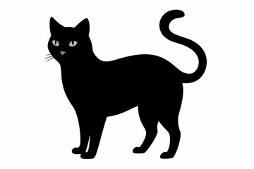 Halloween cat vector illustration