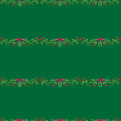 A seamless pattern of christmas