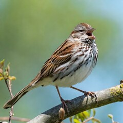 Naklejka premium Sparrow