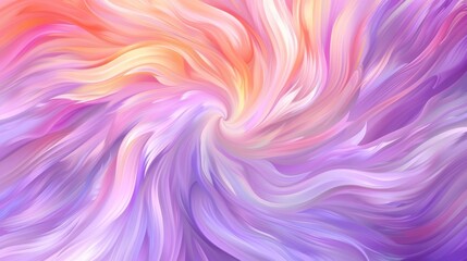 Obraz premium abstract background with smooth lines in purple and white colors, digitally generated image