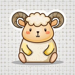 ヒツジ　アイコン　イラスト
