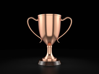 Bronze trophy cup