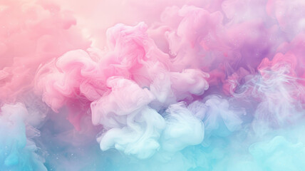 Fototapeta premium Dreamy Candy Floss Background