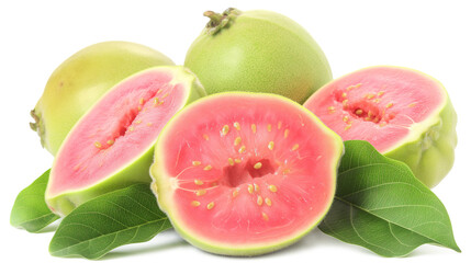 Guava isolated on a transparent background