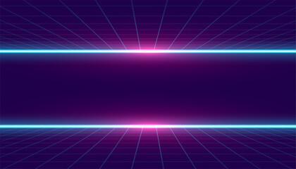 digital sci fi and cyber grid lines geometric wallpaper design