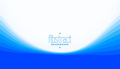 elegant and abstract blue wave template for modern business