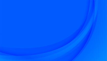 abstract and smooth blue curvy template for presentation