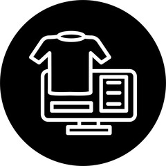 Fashion Blogs Line White Circle Black