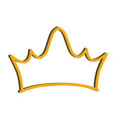 3D Crown Icon PNG