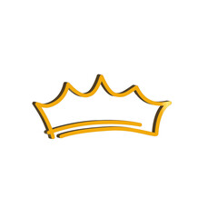 3D Crown Icon PNG
