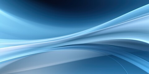 Abstract Blue Waves Background