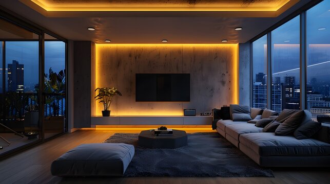 Living Room Tv Night Images – Browse 38,919 Stock Photos, Vectors