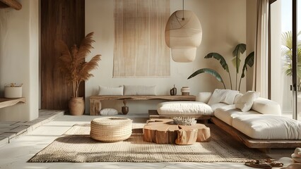 cozy natural wooden interior