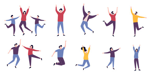 People Celebration Illustration Set